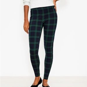 Lift tartan plaid pull on skinny pants